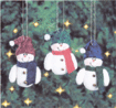 クリスマスChristmas/オーナメント/★スノーマン Ornaments 3個入/セット★